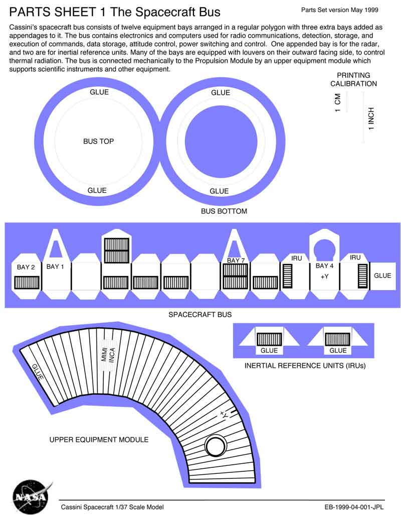 nasa paper models to print