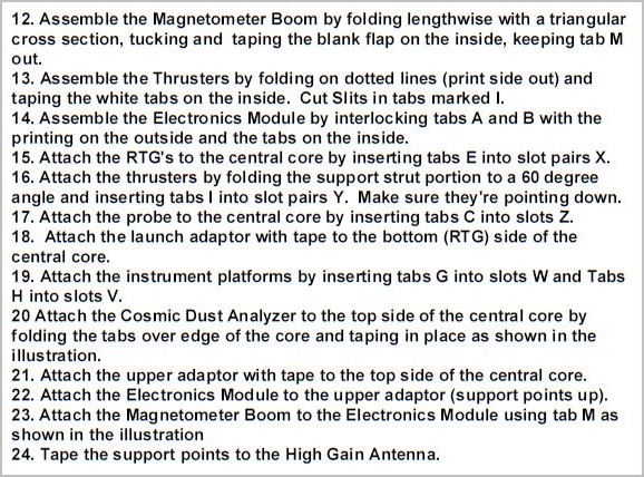 Instruction sheet 2