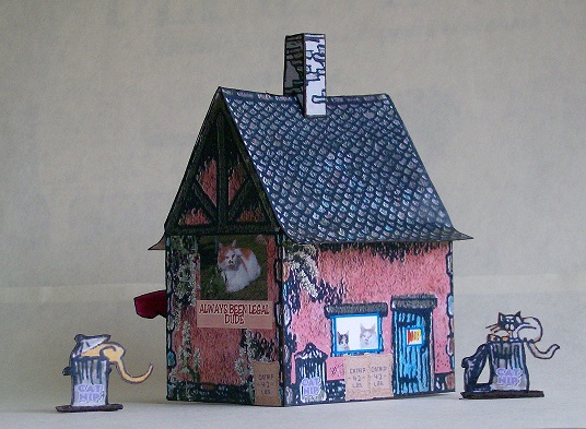 Picture of catnip shop paper model